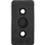 D-Shaped Molded Rubber Bumper - 3 x 3-1/2 x 6 Inch Tall - Single