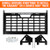 49-Inch Gloss Black Kabgard™ With Mounting Kit For Single-Wheel Service Bodies