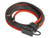 6 Foot Long Battery Side Booster Cables With Blue Quick Connect