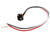 DOT Light Plug 3-Wire AMP-Style Plug With Stripped leads And #10 Ring On Ground