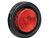 2 Inch Red Round Marker/Clearance Light Kit With 1 LED (PL-10 Connection, Includes Grommet and Plug)