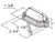 2 Inch License/Utility Light With 2 LED and .18 Inch Male Bullet Connectors