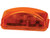 2.5 Inch Amber Surface Mount/Marker Clearance Light Kit with 3 LEDs (PL-10 Connection, Includes Bracket and Plug)