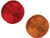Bulk 2.5 Inch Amber Round Marker/Clearance Light With 4 LED