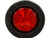 Bulk 2.5 Inch Amber Round Marker/Clearance Light With 4 LED