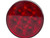 4 Inch Red Round Stop/Turn/Tail Light With 7 LEDs - Light Only