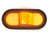 6 Inch Amber Oval Mid-Turn Signal-Side Marker Light With 9 LED