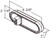 6 Inch Clear Oval Backup Light Kit with 10 LEDs (PL-2 Connection, Includes Grommet and Plug)