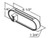 Bulk 6 Inch Clear Oval Backup Light With 24 LEDs (Sold in Multiples of 10)