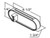 Bulk 6 Inch Clear Oval Backup Light With 6 LEDs