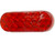 6 Inch Red Oval Stop/Turn/Tail Light with 20 LEDs Kit (PL-3 Connection, Includes Grommet and Plug)