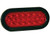 6 Inch Red Oval Stop/Turn/Tail Light With 20 LEDs (PL-3 Connection) - Bulk