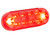6 Inch Oval Stop/Turn/Tail Light With 10 Red LEDs, Clear Lens