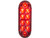 6 Inch Oval Stop/Turn/Tail Light With 10 Red LEDs, Clear Lens
