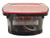 Driver Side 5.75 Inch Red Stop/Turn/Tail Light with License Plate Light