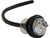 .75 Inch Round Marker Clearance Lights - 1 LED Clear With Stripped Leads