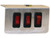 Pre-Wired Triple Switch Panel with Aluminum Bracket