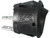 On/Off Mini Round Rocker Switch Black