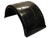 Ribbed Black Polyethylene Fender-Fits Up to 24.5 Inch Dual Rear Wheels