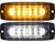 Ultra Thin Wide Angle 4 Inch LED Strobe Light - Clear