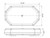 15 Inch Octagonal LED Mini Light Bar - Amber/Clear