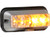 Raised 5 Inch Amber LED Strobe Light with 19 Flash Patterns
