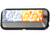 Raised 5 Inch Amber/Clear LED Strobe Light with 19 Flash Patterns