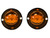 15 Foot Amber Bolt-On Hidden Strobe Kits With In-Line Flashers With 6 LED