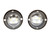 15 Foot Amber Bolt-On Hidden Strobe Kits With In-Line Flashers With 6 LED
