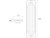 Thin 4.5 Inch Amber Vertical LED Strobe Light