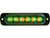 Red/Clear Dual Color Thin 4.5 Inch Wide LED Strobe Light