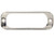 White Bezel For 3.375 Inch Thin Mount Horizontal Strobe Light