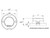 Clear Surface/Recess Mount Round LED Strobe Light