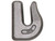 3/8 Inch Drop Forged Weld-On Heavy-Duty Towing Hook - Grade 43