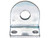 1/2 Inch Zinc Plated Spring Latch Keeper Only - 1.75 x 1.75 Inch