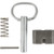 5/8 Inch Weld-On Spring Latch Assembly-Plain Tube - 2.53 x 4.68 Inch-Unassembled