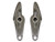 Plain Finish Drop Forged Towing Hook Pairs