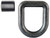 American Made 1 Inch Forged Extended D-Ring with Weld-On Mounting Bracket