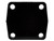 3 Inch I.D. Heavy-Duty Forged 4-Bolt Mount Drawbar - Black