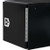 24x24x86 Inch Black Steel Straight Side Tunnel Truck Tool Box with Shelf