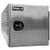 24x24x96 Inch Diamond Tread Aluminum Straight Side Tunnel Truck Tool Box with Shelf