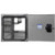24x24x96 Inch Diamond Tread Aluminum Straight Side Tunnel Truck Tool Box with Shelf