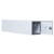 24x24x96 Inch White Steel Straight Side Tunnel Truck Tool Box with Shelf