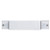 24x24x96 Inch White Steel Straight Side Tunnel Truck Tool Box with Shelf