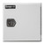 24x24x96 Inch White Steel Straight Side Tunnel Truck Tool Box with Shelf
