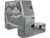 65x54x82 Inch Diamond Tread Aluminum L-Pack Backpack Truck Tool Box with Offset Floor - 16.35 Inch Offset