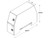 70x24x82 Inch Offset Floor Diamond Tread Aluminum Backpack Truck Box - 16.4 Inch Offset