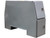 55x24x85 Inch Offset Floor Primed Steel Backpack Truck Box - 9.1 Inch Offset