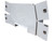 55x24x85 Inch Offset Floor White Steel Backpack Truck Box - 9.1 Inch Offset