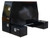 85x55x48 Inch Black Steel L-Pack Backpack Truck Box - 8.5 Inch Offset